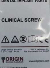 Packaging from the non-OEM screw