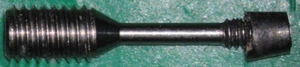 Conus fragment on distraction bolt