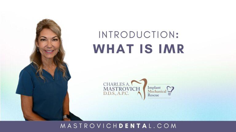 Introduction – What is IMR Introduction - What is IMR
