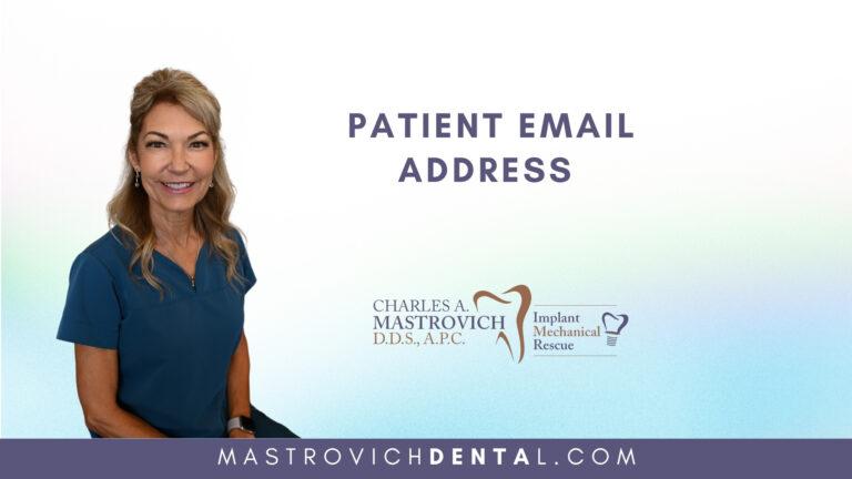 Patient Email Address 
